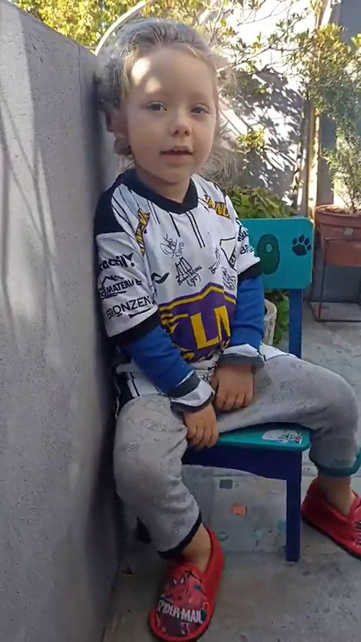 El video viral de Milo, un pequeño hincha de All Boys
