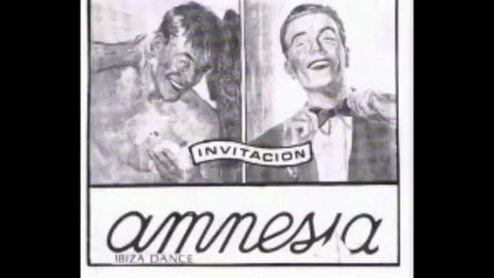 dj alfredo: Amnesia - Ibiza 1989 - Fuente: Youtube