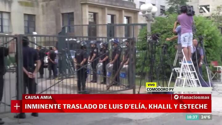 D´Elía, Khalil y Esteche son trasladados al penal de Ezeiza desde Comodoro Py