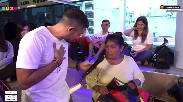 La mujer contó su historia y emocionó a todos en el estudio