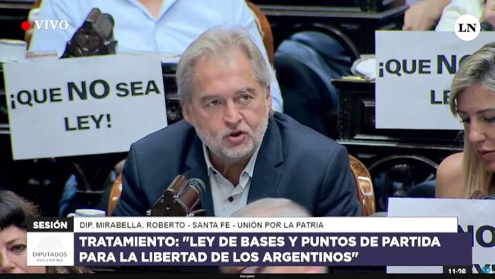 La polémica comparación de Roberto Mirabella