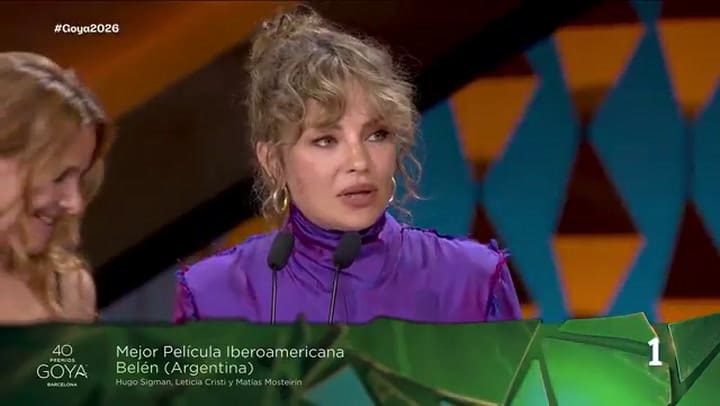 El discurso completo de Dolores Fonzi tras ganar el Goya con Belén
