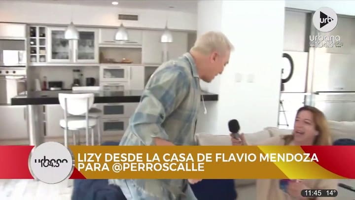 Flavio Mendoza mostró su casa en una entrevista junto a Lizy Tagliani