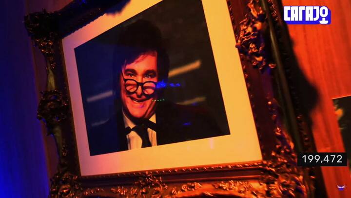 Santiago Caputo en el streaming del Gordo Dan I