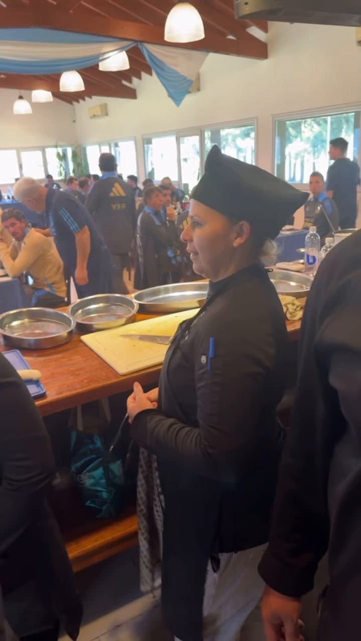 El asado de la Selección Argentina