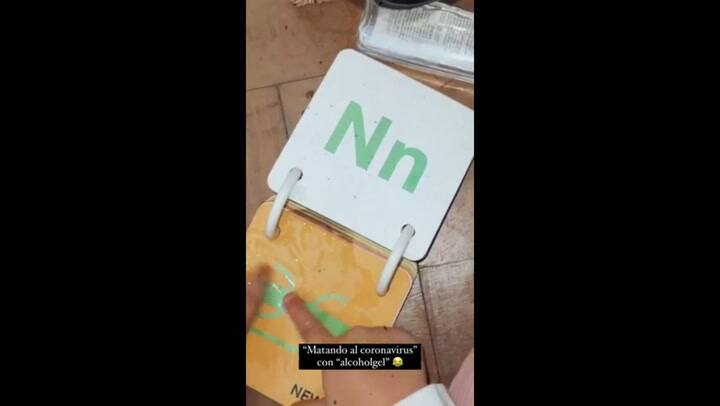 Magnolia, la hija de la China Suárez 'atacó' al coronavirus