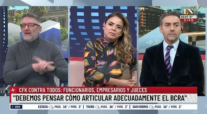 Se autopercibe como una gran gestora económica'. Novaresio sobre las recomendaciones de Cristina a Alberto