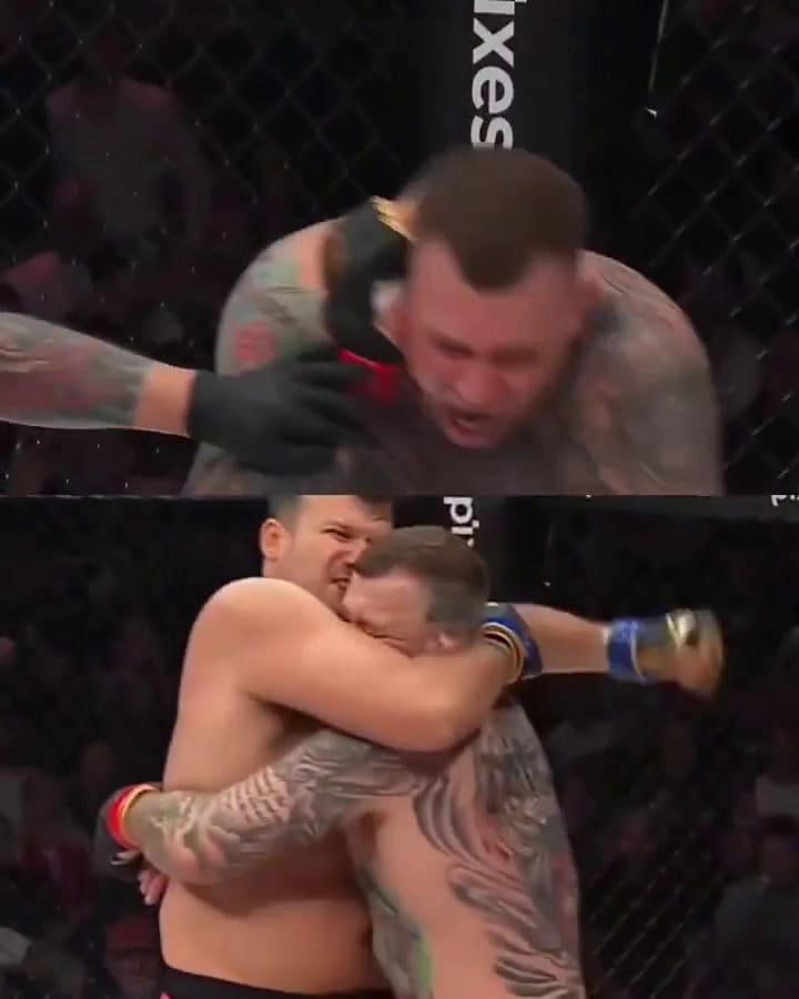 Un luchador de MMA le mordió la oreja a su rival en plena pelea y el público reaccionó con sillazos