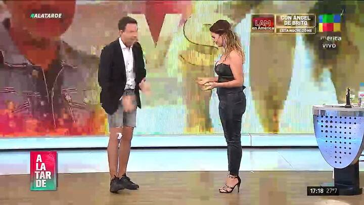 El polemico look de Diego Esteves con el que se le rieron en A la tarde