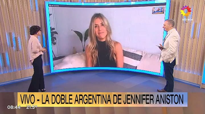 Habló por primera vez Florencia Trossero, la chica idéntica a Jennifer Aniston - Fuente: eltrece