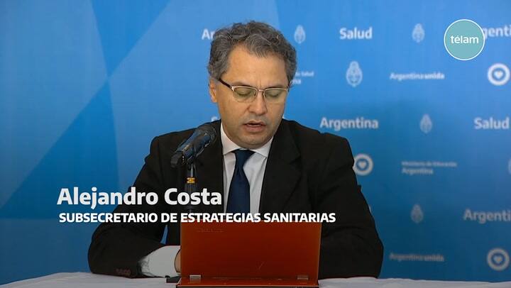 El parte de contagiados del día de ayer (14.04.2020) - Fuente: TELAM