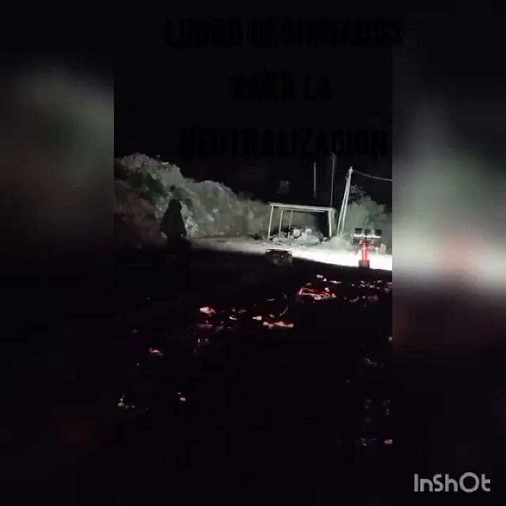 La detonación de material explosivo secuestrado en el allanamiento