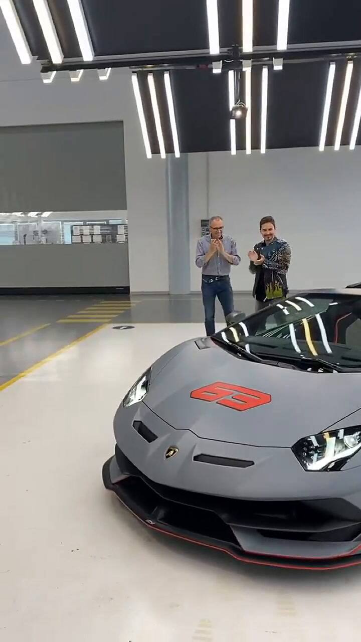 La nueva Lamborghini del campeón de MotoGP Jorge Lorenzo