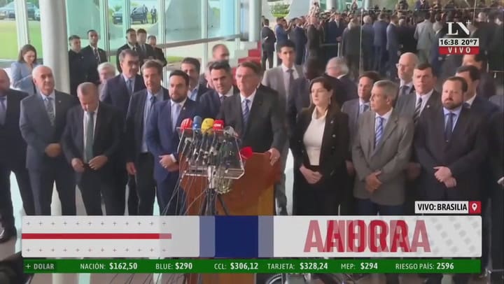 Hablo Jair Bolsonaro: 'siempre respeté la Constitución'