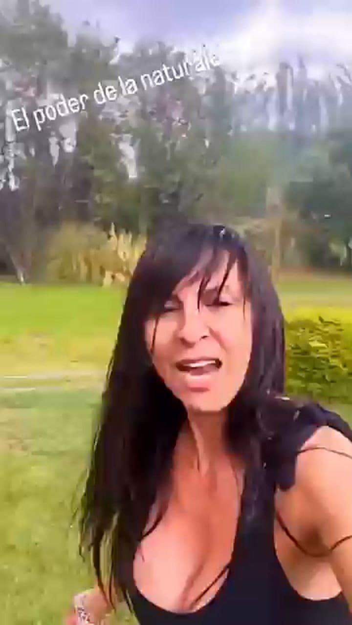 "El video en el que Lorena Villaverde celebró la caída de granizo y luego eliminó