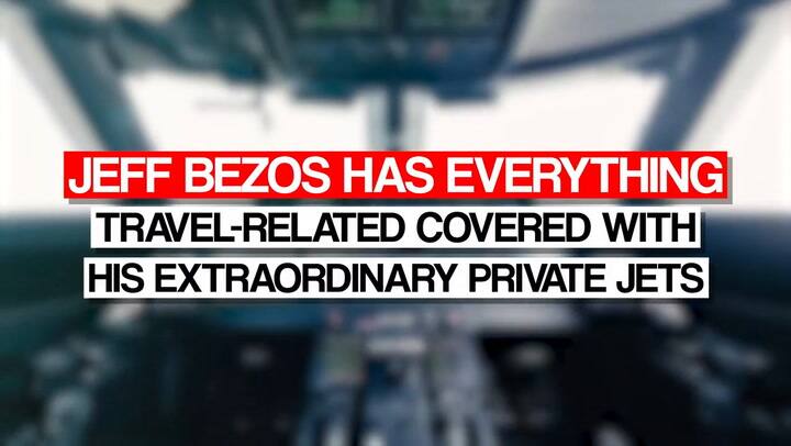 Los jets privados de Jeff Bezos