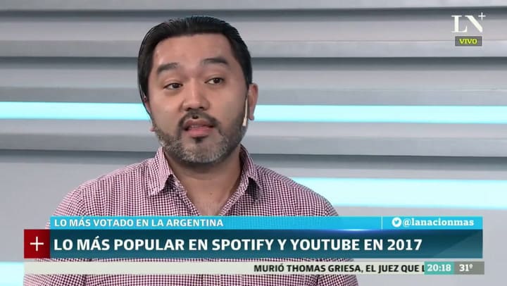 Lo más popular en Spotify y YouTube en 2017