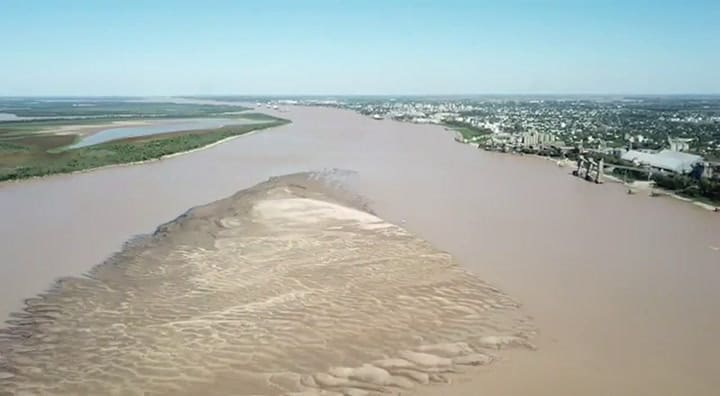 Bajante de Río Paraná