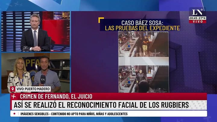 Así se realizó el reconocimiento facial de los rugbiers