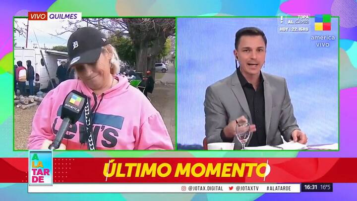 De la incredulidad al llanto: así se enteró en vivo la mamá de L-Gante de la excarcelación