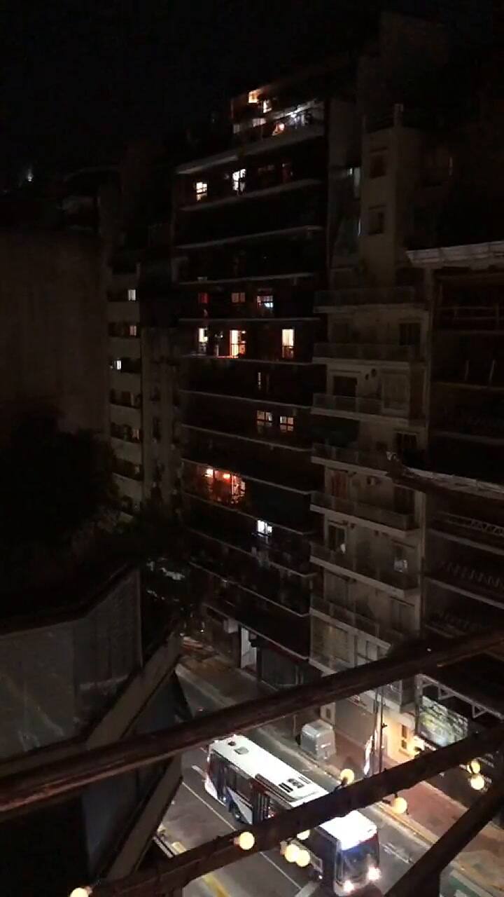 Cacerolazo en Recoleta