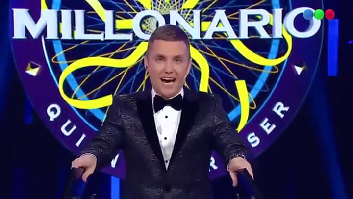 El debut de Santiago del Moro en ¿Quién quiere ser millonario? - Fuente: Telefé
