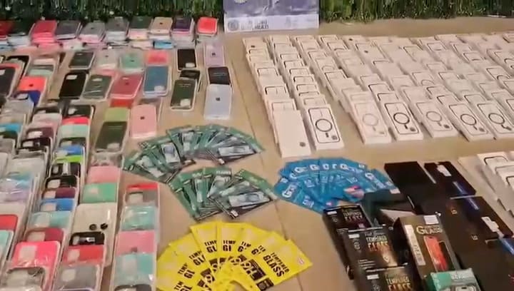 Secuestro de celulares de contrabando