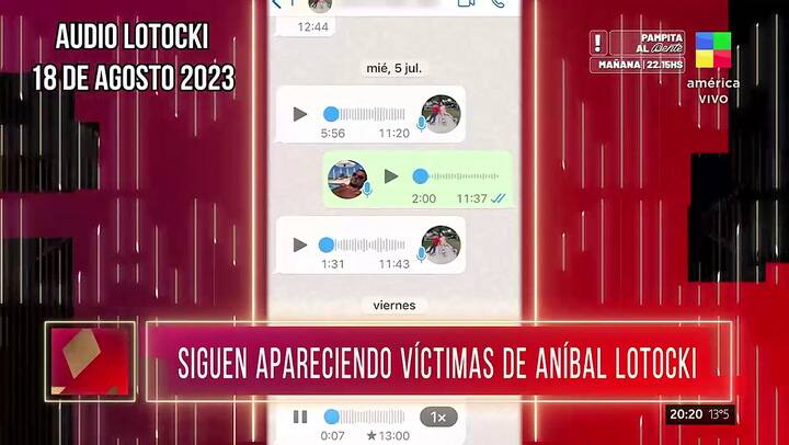El audio de Aníbal Lotocki del 18 de agosto del 2023