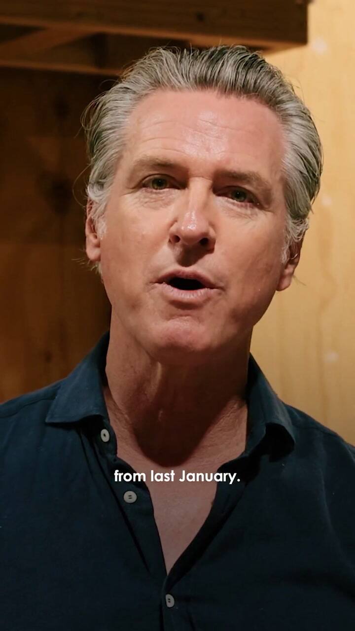 El mensaje de Gavin Newsom sobre la recuperación de hogares tras los incendios