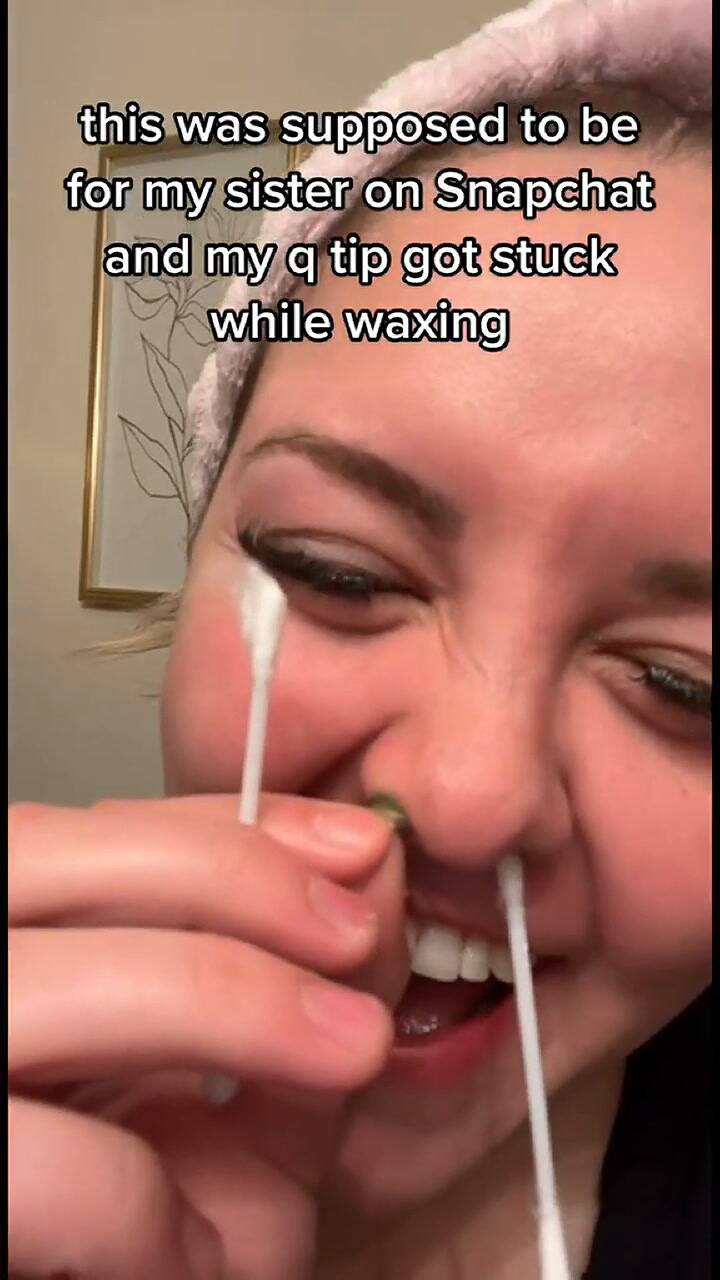 Una mujer vivió momentos de tensión al depilarse la nariz con cera