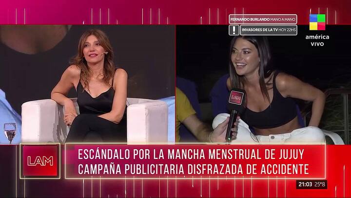 Jujuy Jiménez se molestó con LAM y amenazó con abandonar el móvil