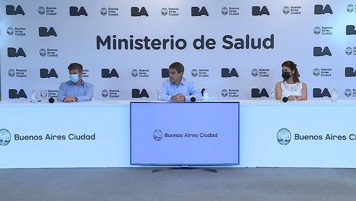 Fernán Quirós aseguró que la curva de ómicron en la Ciudad “está en proceso de finalización