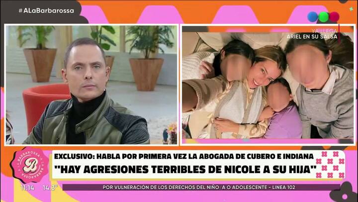 La abogada de Cubero habló sobre la denuncia hacia Nicole Neumann