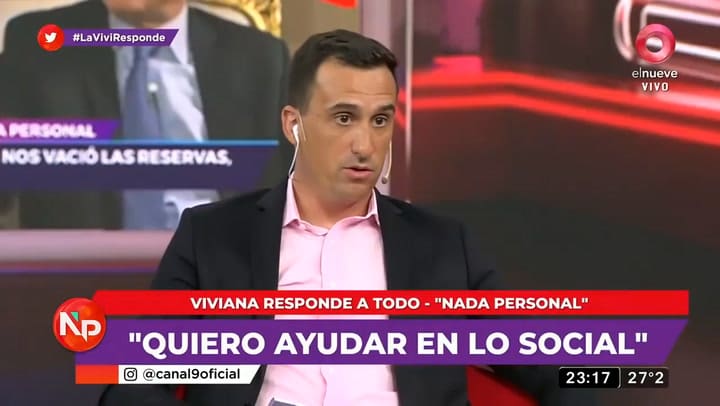 Viviana Canosa habló sobre la gestión de Alberto Fernández - Fuente: elnueve