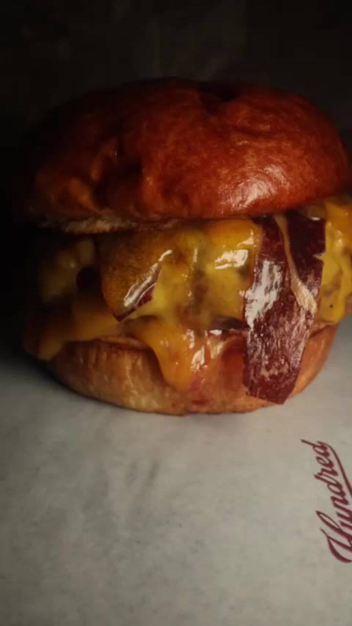 La hamburguesa Paul Finch de Hundred Burgers