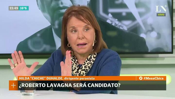 Hilda 'Chiche' Duhalde: 'Por la única opción por la que trabajaría políticamente es por Roberto Lava