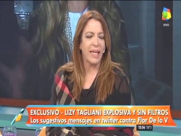 Lizy Tagliani apuntó contra Flor de la V