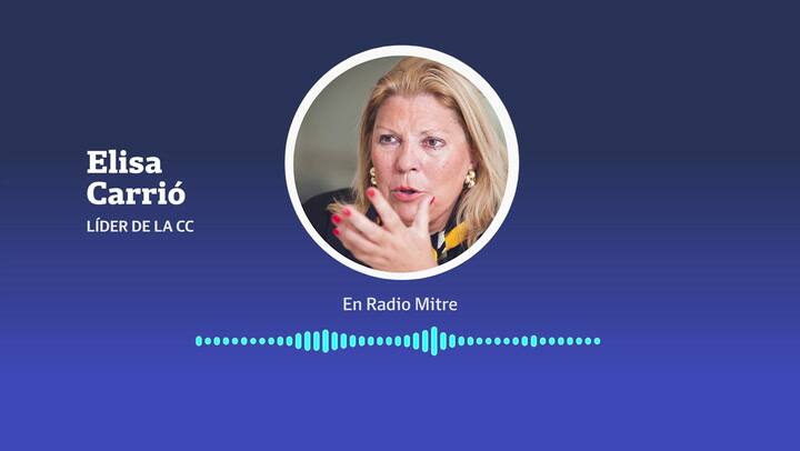 Elisa Carrió, sobre Cristina Kirchner: “El intento de vaciar al Presidente es un golpe de Estado”