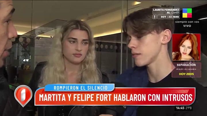 Felipe y Marta Fort revelaron qué pasó con el juicio que les iniciaron los sobrinos de Gustavo Martínez