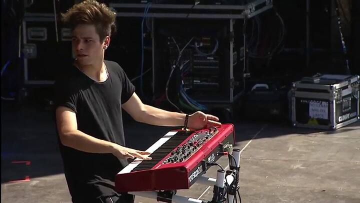 Ca7riel fue uno de los primeros de la tarde en el Main Stage 2 - Fuente: Prensa Lollapalooza