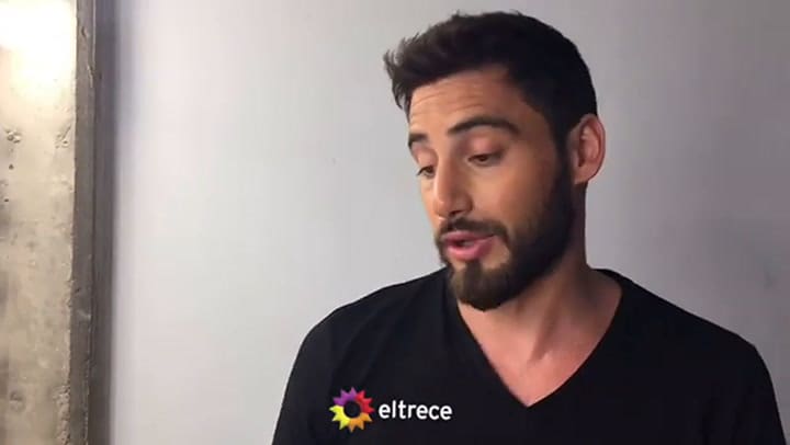 Nicolás Occhiato se prepara para la final del Bailando - Fuente: eltrece