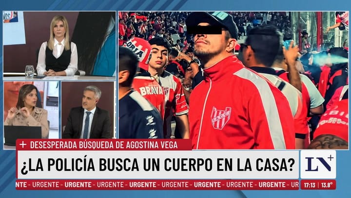 Desesperada busqueda de Agostina Vega