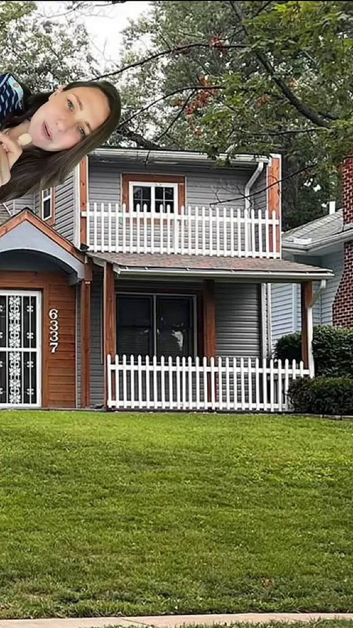 Una tiktoker dio críticas sobre una casa construida de forma extraña en EE.UU.
