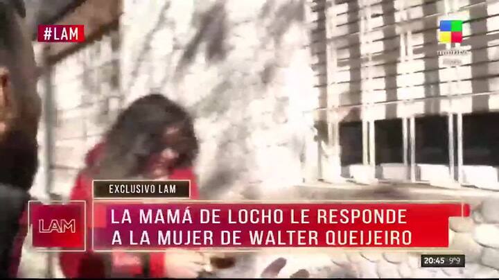La respuesta de la mamá de Locho Loccisano a la esposa de Walter Queijeiro