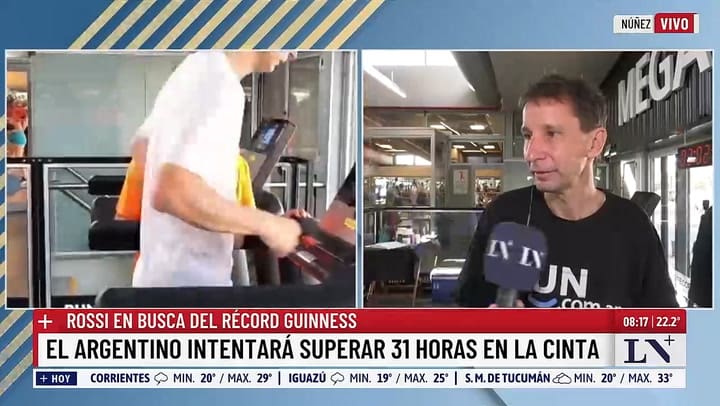 Rodolfo Rossi, maratonista argentino en dialogo con LN+