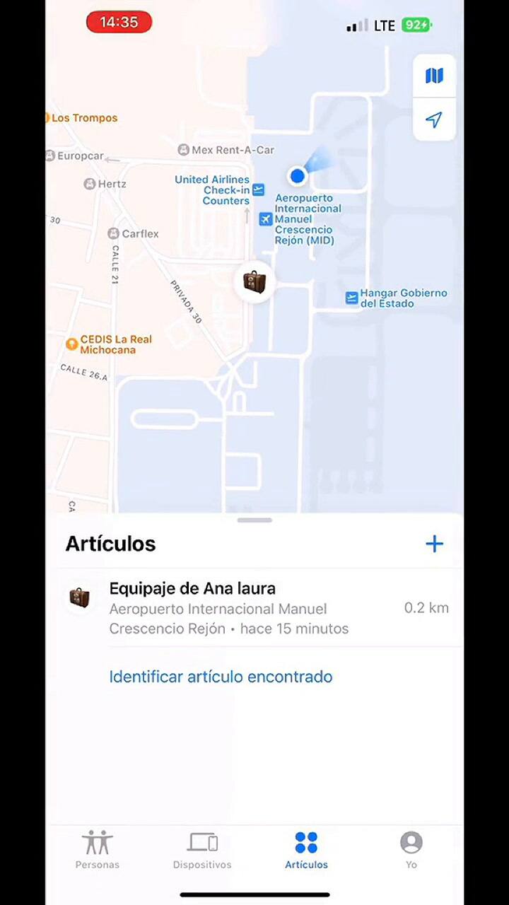 El truco de una tiktoker para no perder el equipaje