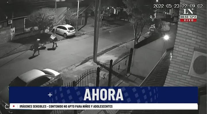 Violento robo de motochorros a un repartidor