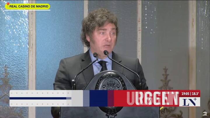 Ahora Habla Javier Milei En Madrid