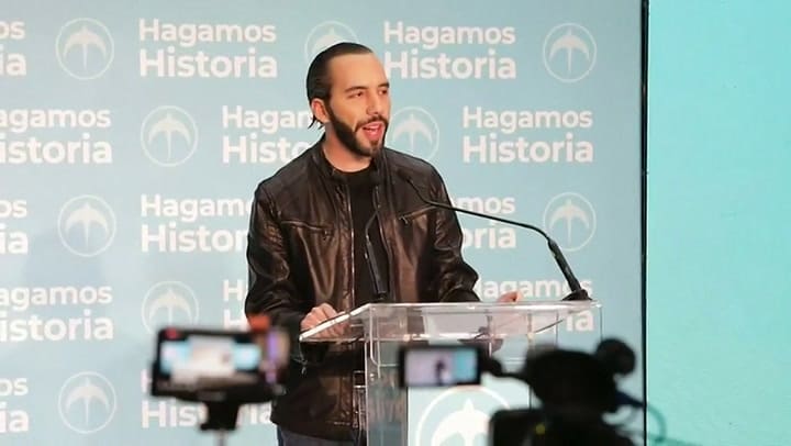 Nayib Bukele se proclama presidente electo de El Salvador - Fuente: AFP