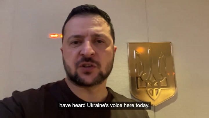 El presidente de Ucrania y el mensaje para Javier Milei